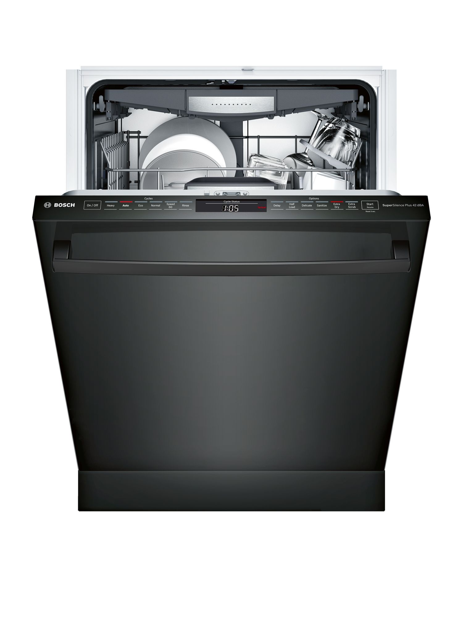 Bosch SHX878WD6N 24" Built In Fully Integrated Dishwasher Black