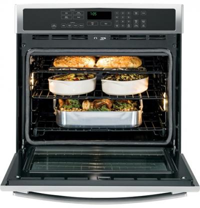 30" GE Profile Electric Self-Cleaning Convection Single Wall Oven - PCT7050SFSS