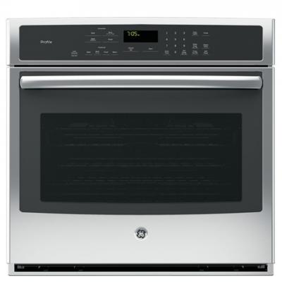 30" GE Profile Electric Self-Cleaning Convection Single Wall Oven - PCT7050SFSS