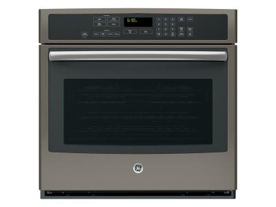 30" GE Profile Electric Self-Cleaning Convection Single Wall Oven - PT7050EHES