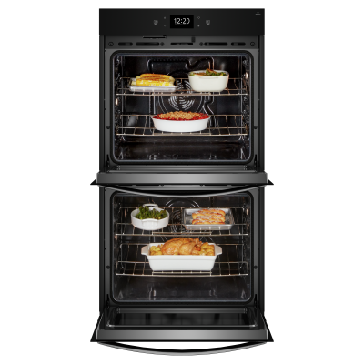 30" Whirlpool 10.0 Cu. Ft. Smart Double Wall Oven with Air Fry - WOED7030PV