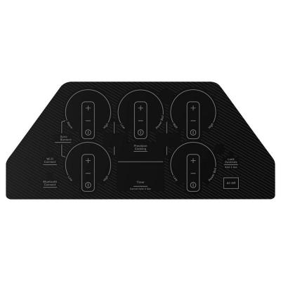 36" GE Profile Built-in Touch Control Electric Cooktop in Black - PEP7036DTBB