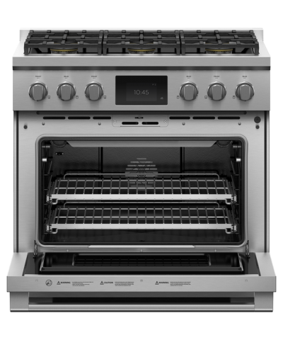 36" Fisher & Paykel Series 9 Professional Dual Fuel Range With 6 Burners - RDV3-366-N