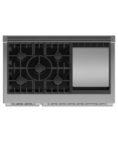 48" Fisher & Paykel 5 Burners with Griddle Gas Range  - RGV3-485GD-N