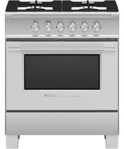 30" Fisher & paykel Freestanding Gas Range - OR30SCG4X1