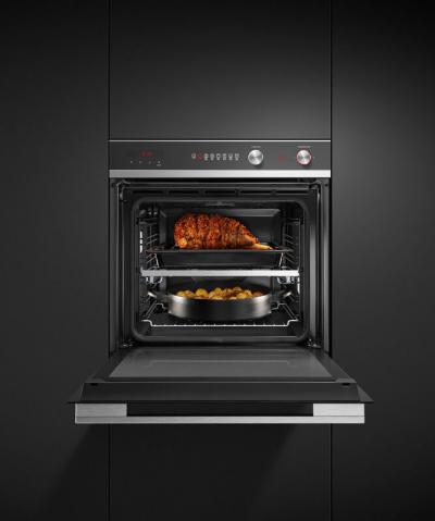 24" Fisher & Paykel Electric Wall Oven with Self Cleaning , 3 Cu. Ft. Total Capacity - OB24SCD7PX1