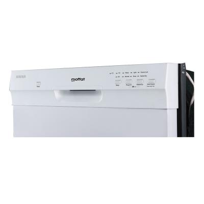 24" Moffat Built-In Front Control Dishwasher in White - MBF420SGPWW