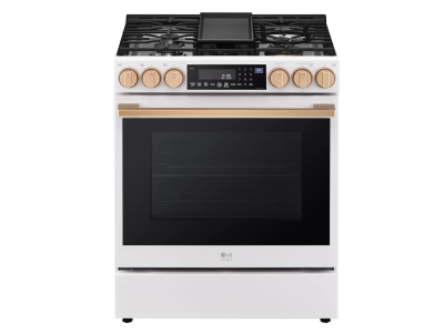 30" LG STUDIO 6.3 Cu. Ft. InstaView Gas Slide-in Range With ProBake Convection and Air Fry - LSGS6338N