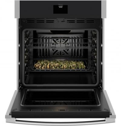 27" GE Smart Built-In Convection Single Wall Oven with No Preheat Air Fry - JKS5000SVSS