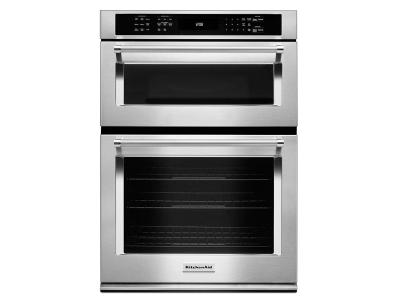 30" KitchenAid Combination Wall Oven With Even-Heat  True Convection (lower oven) - KOCE500ESS