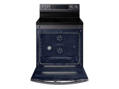 30" Samsung 6.3 cu.ft. Electric Range with Air Fry and Flex Duo - NE63A6751SG