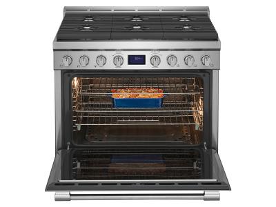 36" Frigidaire Professional Front Control Freestanding Gas Range - PCFG3670AF