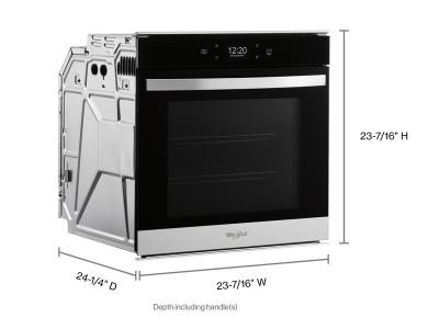 24" Whirlpool 2.9 Cu. Ft. Convection Single Wall Oven With Touchscreen - YWOS52ES4MZ