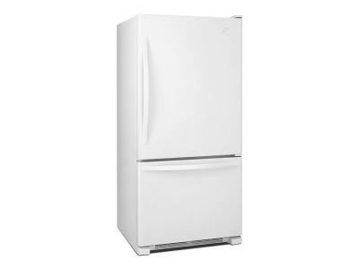 30" Whirlpool 19 Cu. Ft. Bottom-Freezer Refrigerator with Freezer Drawer - WRB329DFBW