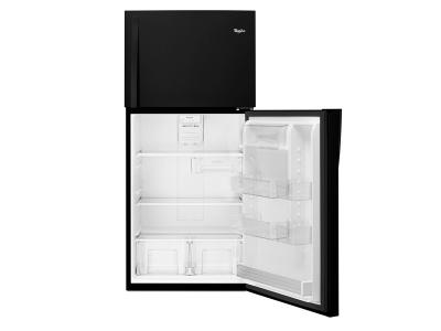 30" Whirlpool 19.2 Cu. Ft. Top-Freezer Refrigerator - EZ Connect Icemaker Kit Compatible - WRT519SZDB