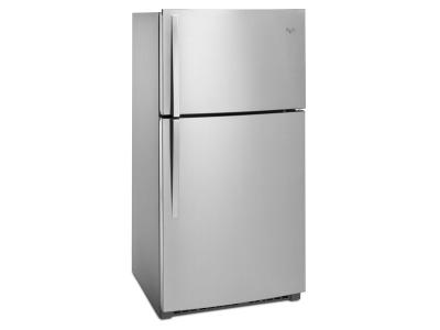 33" Whirlpool® Top-Freezer Refrigerator with Optional EZ Connect Icemaker Kit - WRT541SZDM