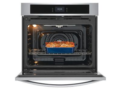 30" Frigidaire 5.3 Cu. Ft. Single Electric Wall Oven With Fan Convection In Stainless Steel - FCWS3027AS