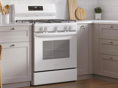 30" Frigidaire 5.1 Cu. Ft. Gas Range with Quick Boil - FCRG3062AW