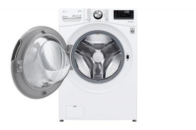 27" LG 5.2 Cu. Ft. Ultra Large Capacity Front Load Washer - WM4100HWA