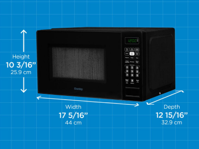 Danby 0.7 Cu. Ft. Countertop Microwave in Black - DBMW0721BBB