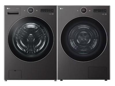 27" LG Front Load Washer and Dryer - WM6700HBA-DLHC6702B