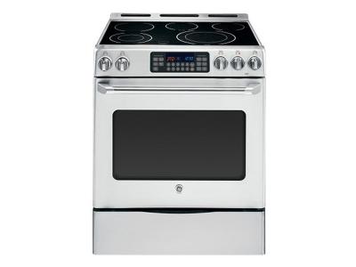 30" GE Cafe Slide-in Electric Range - True European Convection with Precise AirTM - CCS975SDSS