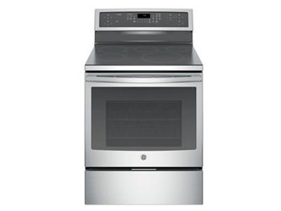 30" GE Profile Free Standing Electric True Convection Range with Touch Controls and Induction Elements - PCHB920SJSS